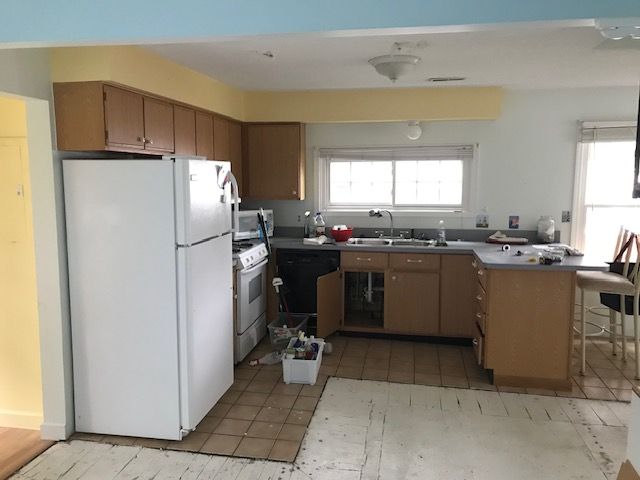 Before — Pinckney cabin — full-house renovation