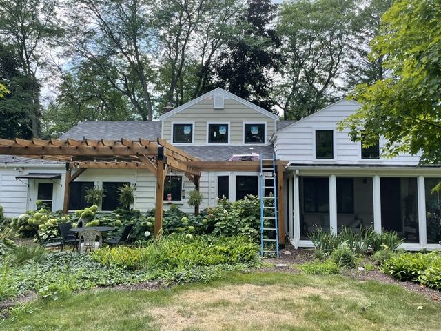 Before — Dining room & living room addition