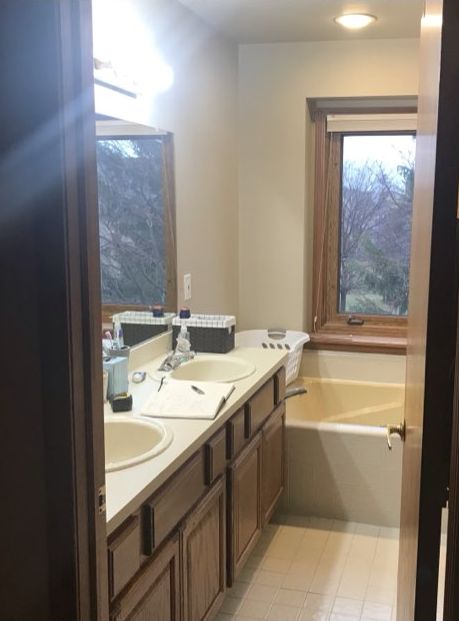 Before — Primary bath remodel
