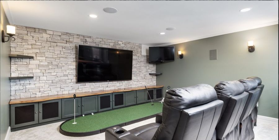 After — Dexter — basement & exterior remodel